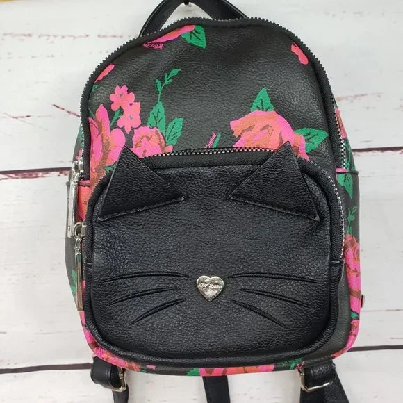 checkered backpack mini Mebie Baby Green Checkered Mini Backpack